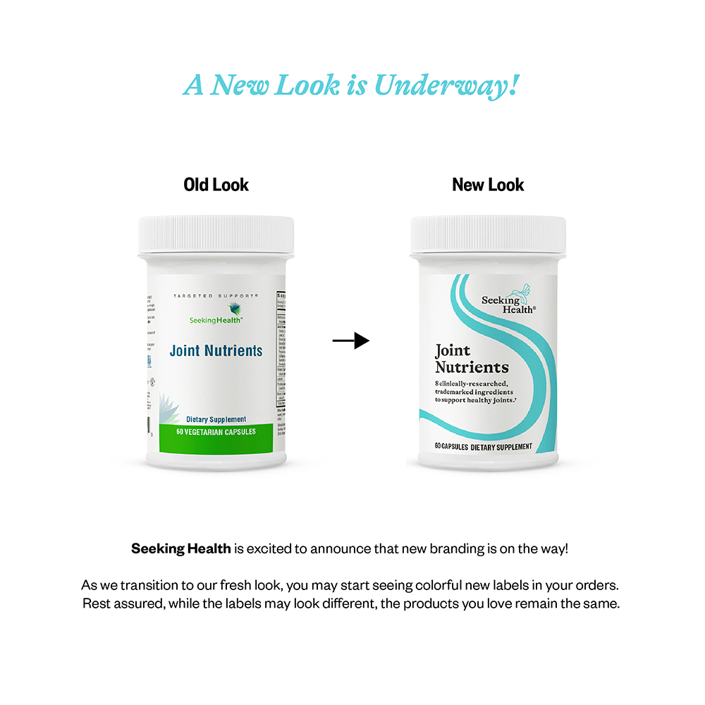 Image of old look vs new look of Joint Nutrients