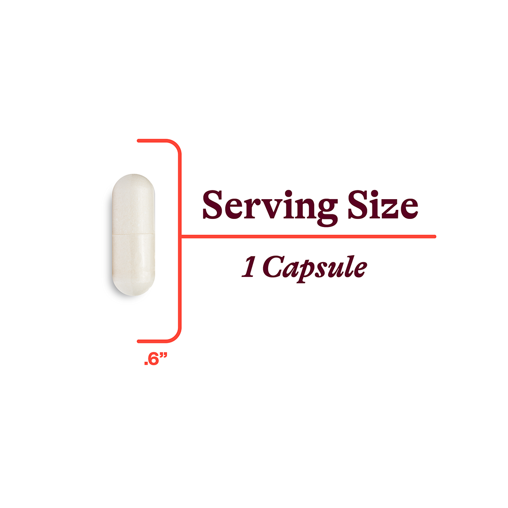 Image of capsule size .6 inches 
