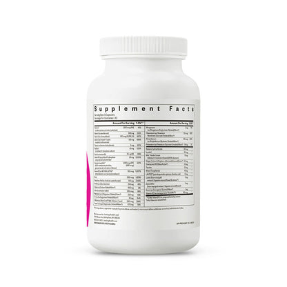Back of bottle supplement facts 