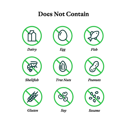 ProBiota HistaminX does not contain allergen image 